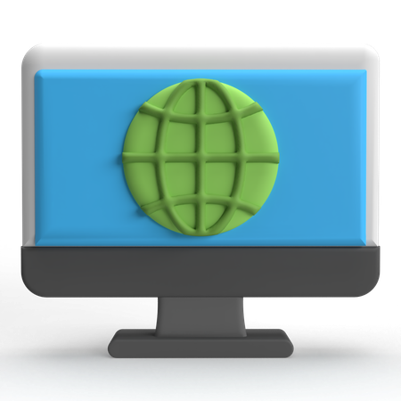 Web Portal  3D Icon