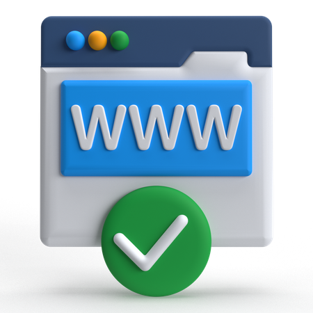 Web Portal  3D Icon