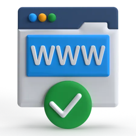 Web Portal  3D Icon