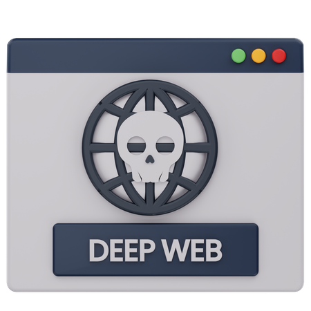 Red profunda  3D Icon