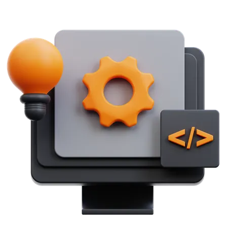Web Program  3D Icon