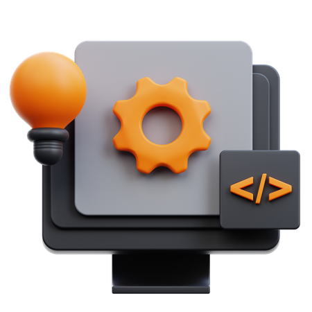 Web Program  3D Icon