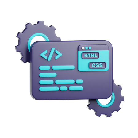 Web Programmierung  3D Icon