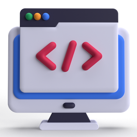웹 프로그래밍  3D Icon
