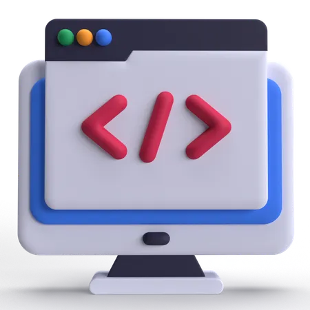 웹 프로그래밍  3D Icon