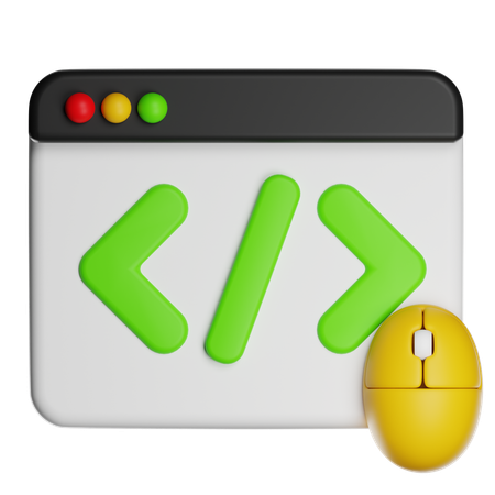 Web Programming  3D Icon