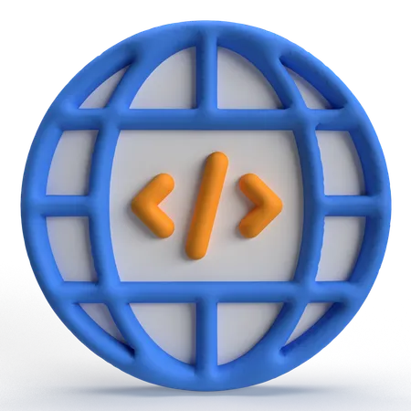 Web Programming  3D Icon