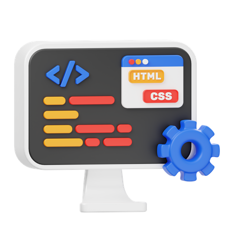 Web Programming  3D Icon