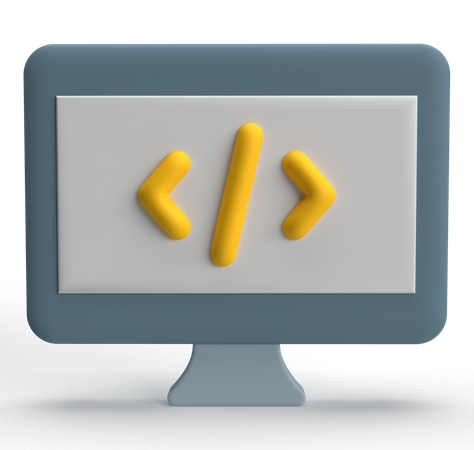 Web Programming  3D Icon