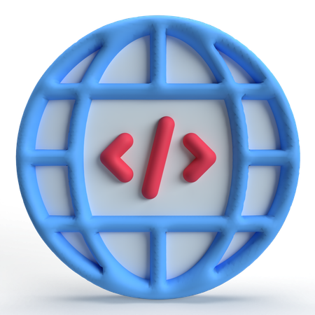 Web Programming  3D Icon