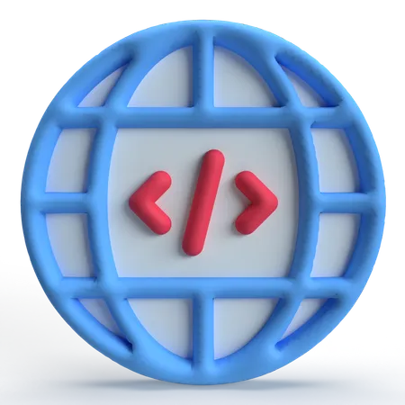 Web Programming  3D Icon