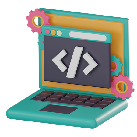 Web Programming  3D Icon