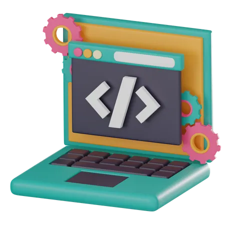 Web Programming  3D Icon