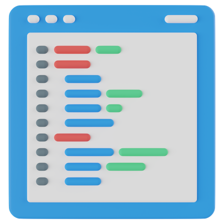 Web Programming  3D Icon