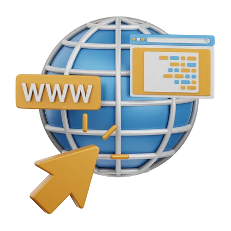 Web Publishing  3D Icon