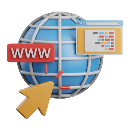 Web Publishing  3D Icon