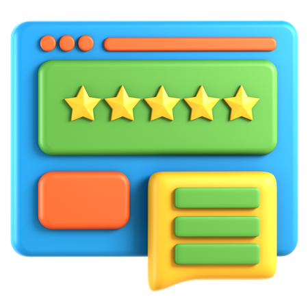 ウェブレビュー  3D Icon