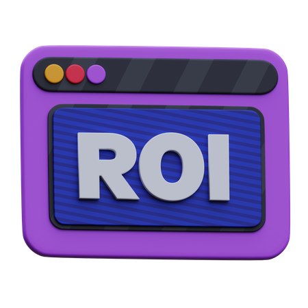 Web Roi  3D Icon