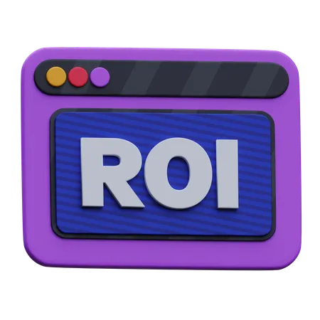 Web Roi  3D Icon