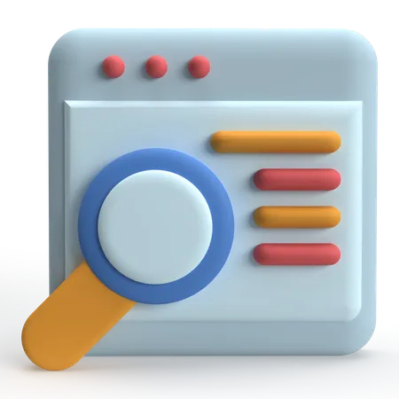 웹 서핑  3D Icon