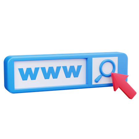 ウェブ検索  3D Icon