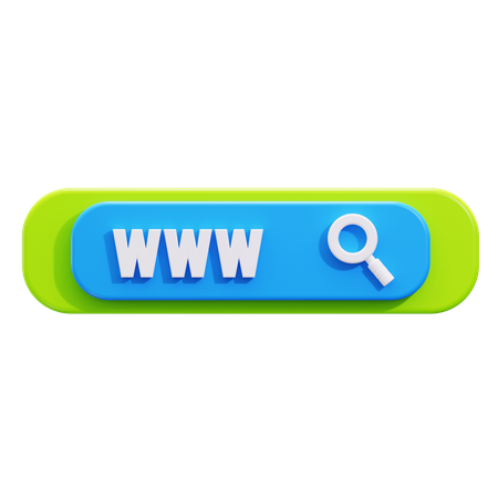 Web searching  3D Icon