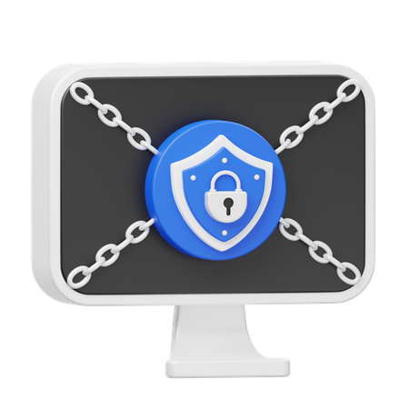 Web Security  3D Icon