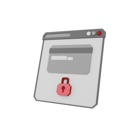 Web Security  3D Icon