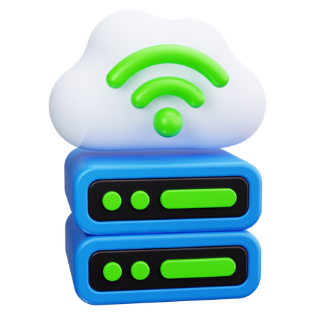 Web Server  3D Icon