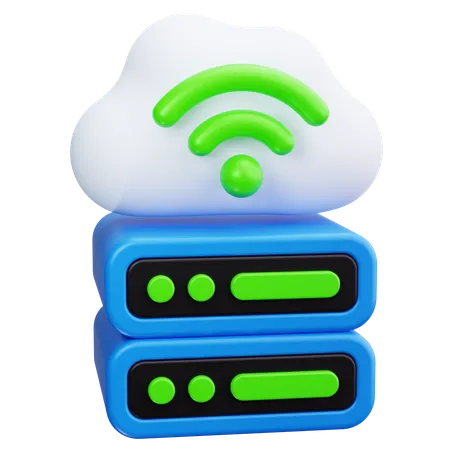 Web Server  3D Icon