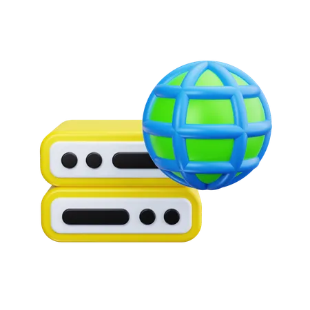 Web Server  3D Icon