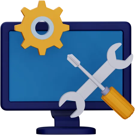 Web Service  3D Icon