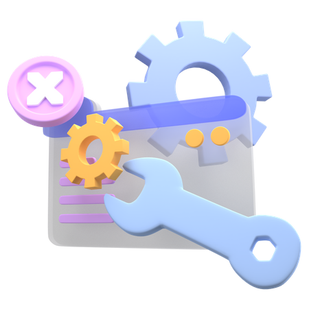 Web Service 3D Icon