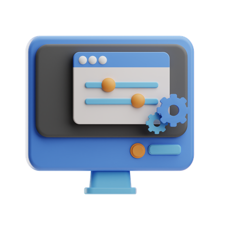 ウェブ設定  3D Icon