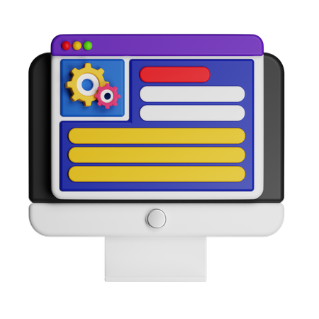 Web Setting  3D Icon