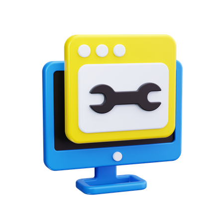 Web Setting  3D Icon