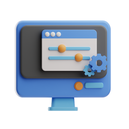 Web Setting  3D Icon
