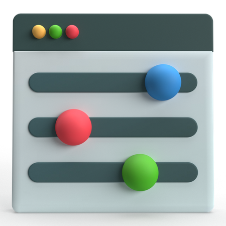 Web Setup  3D Icon