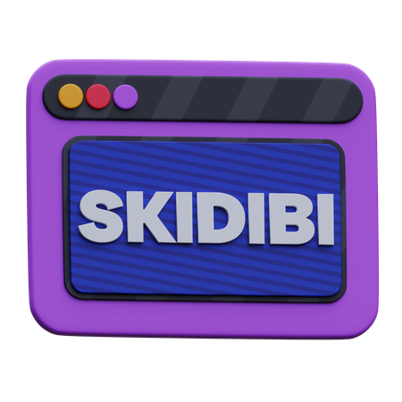 Web Skidibi  3D Icon