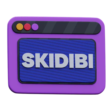 Web Skidibi  3D Icon