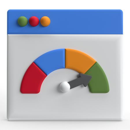Web Speed  3D Icon