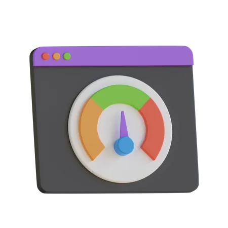 Web Speed  3D Icon