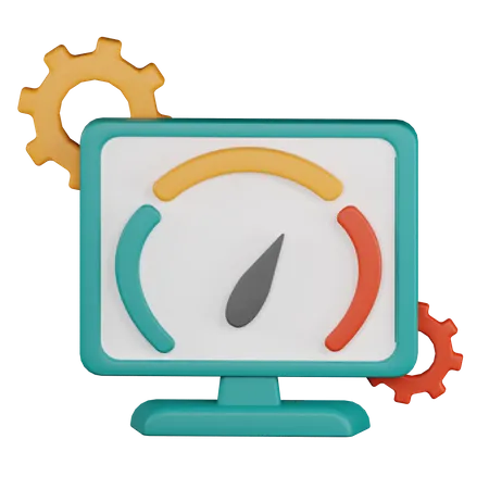 Web Speed  3D Icon