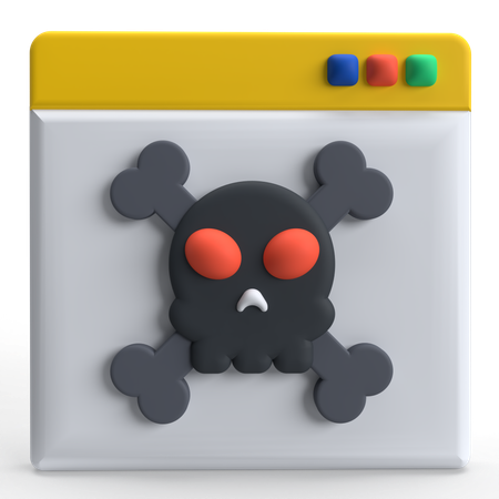 Web Spyware  3D Icon