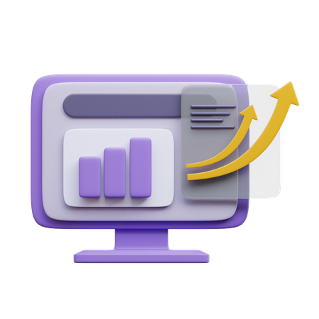 Webstatistik  3D Icon