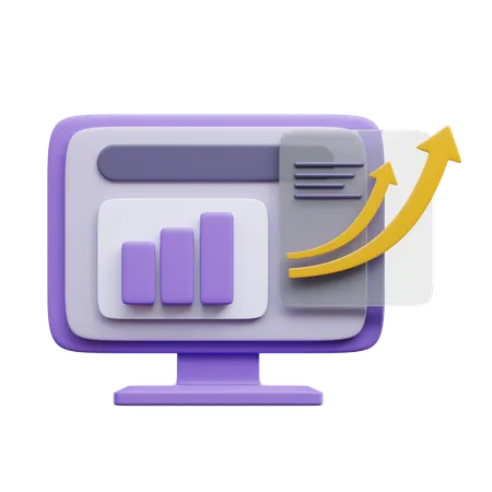 Webstatistik  3D Icon