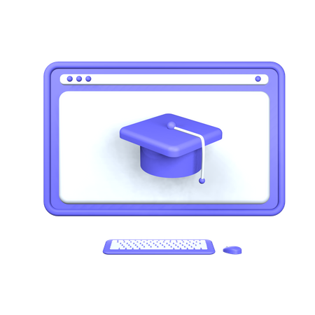 Web Study 3D Icon