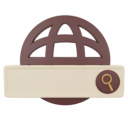 Websuche  3D Icon