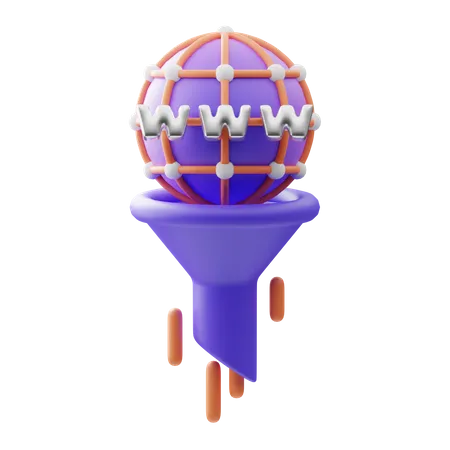 Websuchfilter  3D Icon