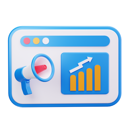 Web Traffic  3D Icon